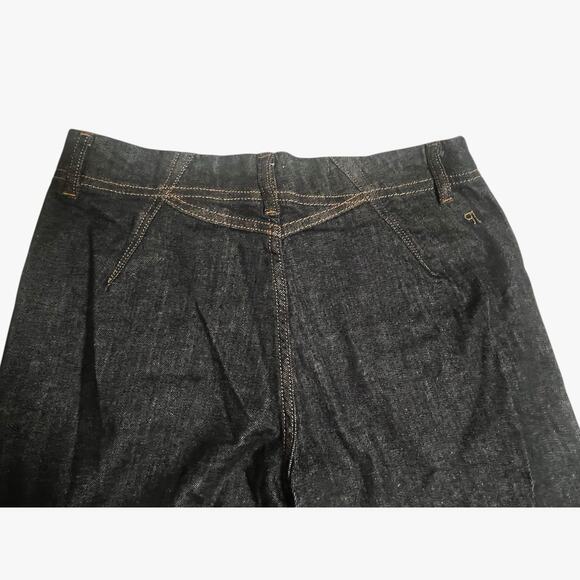 Anthropologie Pilcro Low-Rise Straight-Leg Riding Capri Jeans Shorts | Sz 29 NEW - Picture 10 of 12